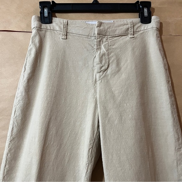Frank & Eileen | Kinsale Pants Italian Performance Linen Wide Leg Trouser Size 0 - Picture 4 of 15